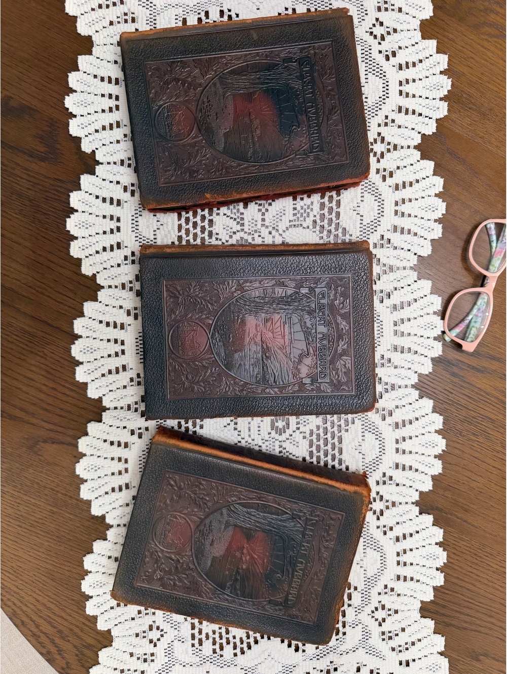 Vintage set of 3 Elbert Hubbard 1916 lLIttle Journeys